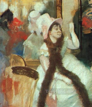 衣装舞踏会後の肖像画 マダム・ディーツ・モナンの肖像 印象派バレエダンサー エドガー・ドガ Oil Paintings